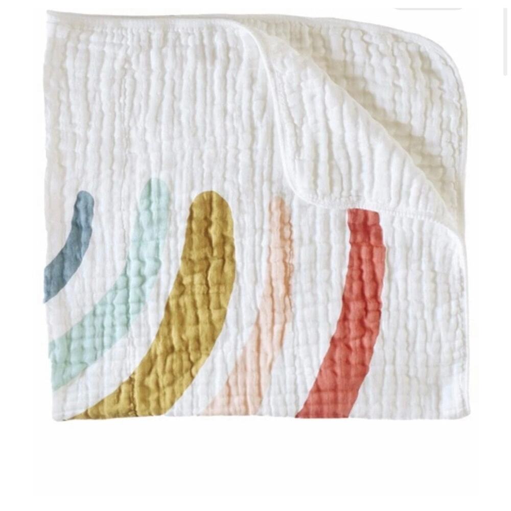 Clementine Kids Rainbow Quilt, 47”x47”